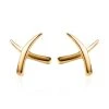 Rachel Galley Kollektion - Molto Kiss Ohrstecker, 925 Silber Gelbgold Vermeil, Ca. 0,65g -Schmuck Shoplc 3525280