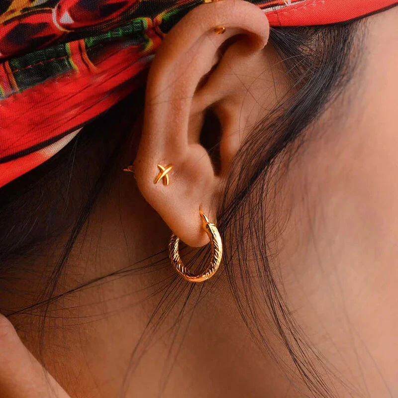 Rachel Galley Kollektion - Molto Kiss Ohrstecker, 925 Silber Gelbgold Vermeil, Ca. 0,65g 5 Rachel Galley Kollektion - Molto Kiss Ohrstecker, 925 Silber Gelbgold Vermeil, Ca. 0,65g – Bild 3