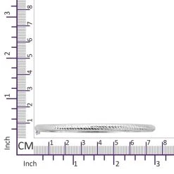 Diamantschliff-Armreif, Ca. 19 Cm, 375 Weißgold Ca. 3,60g -Schmuck Shoplc 3637047 5