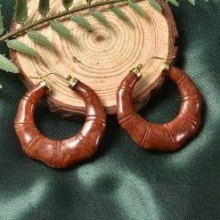 Rote Jade-Creolen, 925 Silber Vergoldet Ca. 81.50 Ct -Schmuck Shoplc 3701078 1