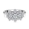 LUSTRO STELLA Hergestellt Mit Feinster ZIRKONIA Ring 925 Silber Platiniert (Größe 16.00) Ca. 2,22 Ct -Schmuck Shoplc 3792544