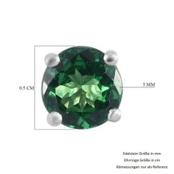 RHAPSODY AAAA Tsavorite Granat-Ohrstecker, 950 Platin Ca. 0.83 Ct -Schmuck Shoplc 3795083 4