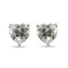 Prasiolith Ohrstecker 925 Silber Platiniert Ca. 1,33 Ct -Schmuck Shoplc 3815642