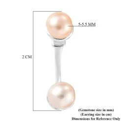 Rosa Süßwasserperlen-Ohrringe, 925 Silber -Schmuck Shoplc 3837850 5