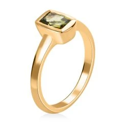 Natürlicher Peridot Solitär Ring 925 Silber Vergoldet (Größe 16.00) Ca. 0,91 Ct 13 Natürlicher Peridot Solitär Ring 925 Silber Vergoldet (Größe 16.00) Ca. 0,91 Ct -Schmuck Shoplc 3866849 4