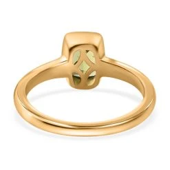 Natürlicher Peridot Solitär Ring 925 Silber Vergoldet (Größe 16.00) Ca. 0,91 Ct 14 Natürlicher Peridot Solitär Ring 925 Silber Vergoldet (Größe 16.00) Ca. 0,91 Ct -Schmuck Shoplc 3866849 5