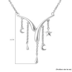 Lucy Q Halskette, Ca. 50 Cm, 925 Silber Rhodiniert Ca. 8,80g -Schmuck Shoplc 3884056 4