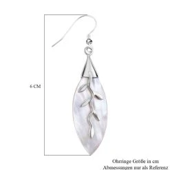 Royal Bali Kollektion - Perlmutt Ohrringe, 925 Silber -Schmuck Shoplc 6092555 4