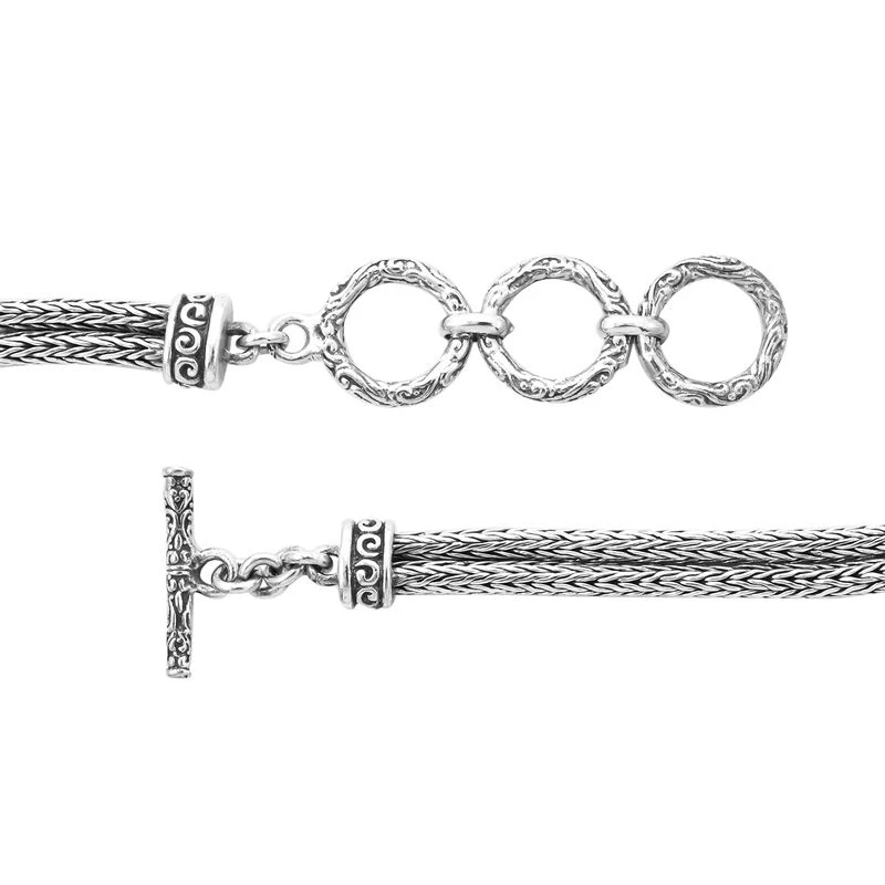 Royal Bali Kollektion - Schildkröten Armband Ca. 19 Cm 925 Silber Ca. 20,50g 6 Royal Bali Kollektion - Schildkröten Armband Ca. 19 Cm 925 Silber Ca. 20,50g – Bild 4