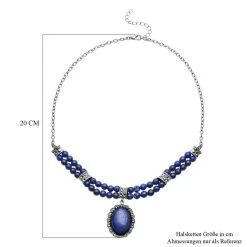 Lapislazuli-Halskette, Ca. 45 Cm, Ca. 127.50 Ct -Schmuck Shoplc 6921702 5