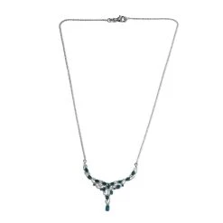 Grandidierit-Halskette, Ca. 45 Cm, 925 Silber Platiniert Ca. 2.90 Ct -Schmuck Shoplc 7010988 4