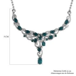 Grandidierit-Halskette, Ca. 45 Cm, 925 Silber Platiniert Ca. 2.90 Ct -Schmuck Shoplc 7010988 5