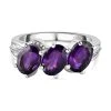 Afrikanischer Amethyst-Ring, (Größe 16.00) Edelstahl, Ca. 2,16 Ct 1 Afrikanischer Amethyst-Ring, (Größe 16.00) Edelstahl, Ca. 2,16 Ct -Schmuck Shoplc 7017355