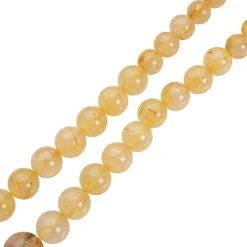 Goldene Rutil-Quarz Halskette, Ca. 45 Cm, 925 Silber Rhodiniert Ca. 282.00 Ct -Schmuck Shoplc 7020877 3