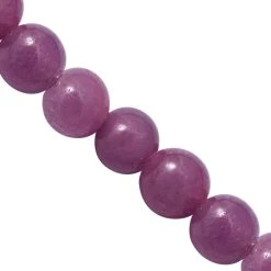 Madagaskar Rubin Halskette, Ca. 45 Cm, 925 Silber Rhodiniert Ca. 150.00 Ct -Schmuck Shoplc 7021114 3