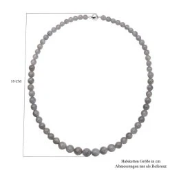 Labradorit Halskette, (7-12mm), Ca. 50 Cm, 925 Silber Rhodiniert Ca. 269.00 Ct 13 Labradorit Halskette, (7-12mm), Ca. 50 Cm, 925 Silber Rhodiniert Ca. 269.00 Ct -Schmuck Shoplc 7063131 5