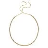 Edelstahl Halskette, Ca. 45 Cm, Goldfarben Ca. 39,47g -Schmuck Shoplc 7078628