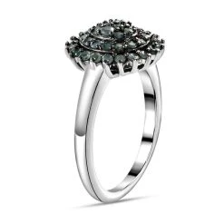 Alexandrit-Ring, 925 Silber Platiniert (Größe 20.00) Ca. 0.81 Ct -Schmuck Shoplc 7078660 4
