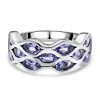 Tansanit-Ring, 925 Silber Platiniert (Größe 21.00) Ca. 2.07 Ct 1 Tansanit-Ring, 925 Silber Platiniert (Größe 21.00) Ca. 2.07 Ct -Schmuck Shoplc 7082589