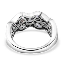 Tansanit-Ring, 925 Silber Platiniert (Größe 21.00) Ca. 2.07 Ct -Schmuck Shoplc 7082589 5