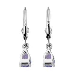 Tansanit Ohrringe, 925 Silber Platiniert Ca. 1.08 Ct 13 Tansanit Ohrringe, 925 Silber Platiniert Ca. 1.08 Ct -Schmuck Shoplc 7083237 4