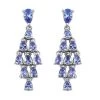 Tansanit-Ohrringe, 925 Silber Platiniert Ca. 3.21 Ct 2 Tansanit-Ohrringe, 925 Silber Platiniert Ca. 3.21 Ct -Schmuck Shoplc 7083405
