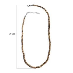 Natürliche Schalenblende Halskette, Ca. 45 Cm, 925 Silber Rhodiniert Ca. 110,00 Ct -Schmuck Shoplc 7083722 5