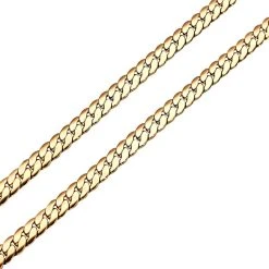 Panzerkette, Ca. 45 Cm, Reiner Edelstahl Goldfarben Ca. 25,50g -Schmuck Shoplc 7132758 3