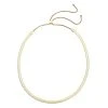 Seidige Fischgräten-Gliederkette, Ca. 45 Cm, Reiner Edelstahl Goldfarben Ca. 20,20g -Schmuck Shoplc 7132804