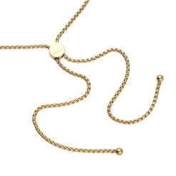 Seidige Fischgräten-Gliederkette, Ca. 45 Cm, Reiner Edelstahl Goldfarben Ca. 20,20g -Schmuck Shoplc 7132804 4