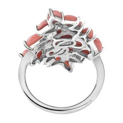 Oregon Pfirsich Opal-Ring, 925 Silber Platiniert (Größe 19.00) Ca. 3.40 Ct 14 Oregon Pfirsich Opal-Ring, 925 Silber Platiniert (Größe 19.00) Ca. 3.40 Ct -Schmuck Shoplc 7155909 5