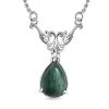 Grünes Aventurin Collier, Ca. 45 Cm, Edelstahl Ca. 5.65 Ct -Schmuck Shoplc 7157084