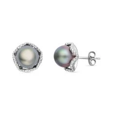 Tahiti Perlen-Ohrringe, 10-11mm, 925 Silber Rhodiniert 10 Tahiti Perlen-Ohrringe, 10-11mm, 925 Silber Rhodiniert -Schmuck Shoplc 7159094 3