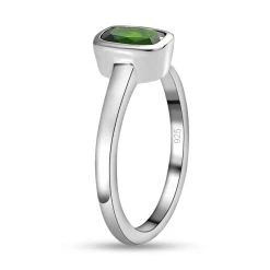 Natürlicher Chromdiopsid-Ring, 925 Silber Platiniert (Größe 20.00) Ca. 0.85 Ct 13 Natürlicher Chromdiopsid-Ring, 925 Silber Platiniert (Größe 20.00) Ca. 0.85 Ct -Schmuck Shoplc 7159220 4