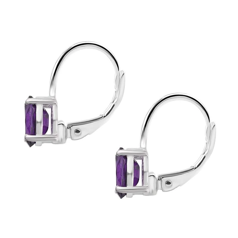 Afrikanische Amethyst-Ohrringe, 925 Silber Ca. 1,42 Ct 6 Afrikanische Amethyst-Ohrringe, 925 Silber Ca. 1,42 Ct – Bild 4
