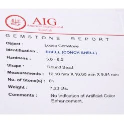 AAA Rosa Königinnen Muschelschalen-Halskette, Ca. 50 Cm, 925 Silber Ca. 200.00 Ct -Schmuck Shoplc 7169533 8