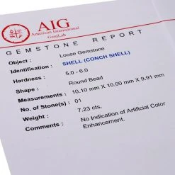 AAA Rosa Königinnen Muschelschalen-Halskette, Ca. 50 Cm, 925 Silber Ca. 200.00 Ct -Schmuck Shoplc 7169533 9