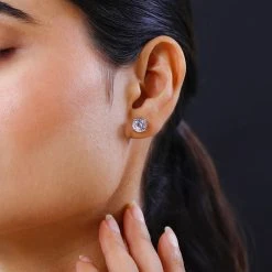 AAA Martha Rocha Kunzit Ohrringe 585 Gold Ca. 5.09 Ct -Schmuck Shoplc 7170833 2