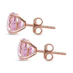 AAA Martha Rocha Kunzit Ohrringe 585 Gold Ca. 5.09 Ct -Schmuck Shoplc 7170833 4