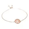LUSTRO STELLA - Zirkonia Bolo Armband Ca. 23 Cm 925 Silber Rosévergoldet -Schmuck Shoplc 7171535