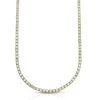 Zirkonia Halskette, Ca. 45 Cm, Goldfarben Ca. 28,25 Ct -Schmuck Shoplc 7171688