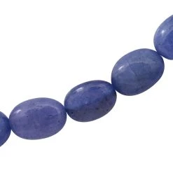 Tansanit Halskette, Ca. 50 Cm, 925 Silber Rhodiniert Ca. 125.00 Ct -Schmuck Shoplc 7171710 2