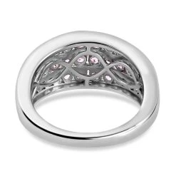Premium Rosa Saphir Ring, 925 Silber Platiniert (Größe 17.00) Ca. 1.53 Ct -Schmuck Shoplc 7171736 5