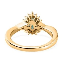 Grandidierit Und Zirkon-Ring, 925 Silber Vergoldet (Größe 17.00) Ca. 1.00 Ct -Schmuck Shoplc 7173473 5