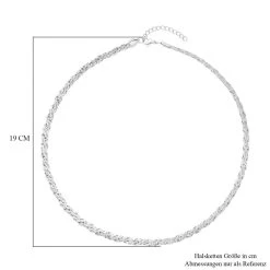 Silberfarbene Halskette, Ca. 56 Cm, Edelstahl Ca. 31,20g -Schmuck Shoplc 7193173 4