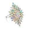 Natürlicher, äthiopischer Welo Opal Ring, 925 Silber Platiniert (Größe 21.00) Ca. 2.36 Ct -Schmuck Shoplc 7194100