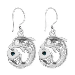 Royal Bali - Sleeping Beauty Türkis Ohrringe, 925 Silber Ca. 0,92 Ct -Schmuck Shoplc 7194576 3