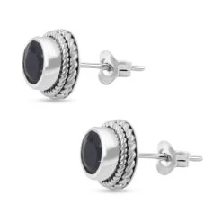 Royal Bali - Blauer Saphir Ohrringe 925 Silber Ca. 1.50 Ct -Schmuck Shoplc 7194611 3