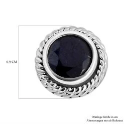 Royal Bali - Blauer Saphir Ohrringe 925 Silber Ca. 1.50 Ct -Schmuck Shoplc 7194611 4