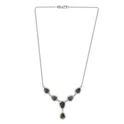 Feuer Labradorit Halskette, Ca. 45 Cm, 925 Silber Ca. 14.84 Ct -Schmuck Shoplc 7198729 3